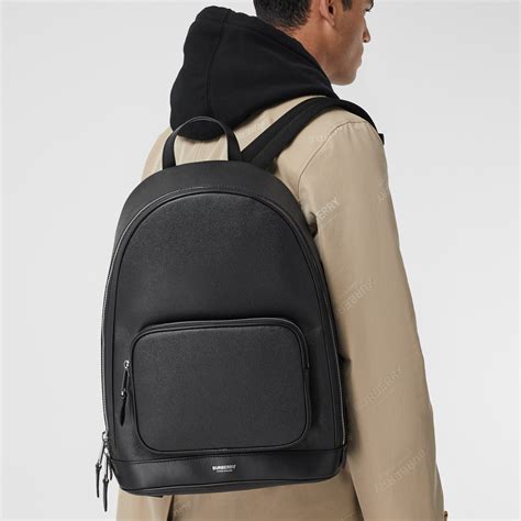 burberry leather brands|Burberry leather backpack.